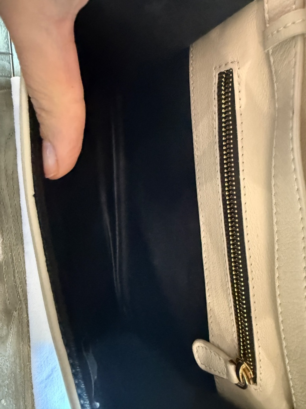 M2 Malletier Leather Bag with Gold hardware - Ivory - Picture 4 of 6